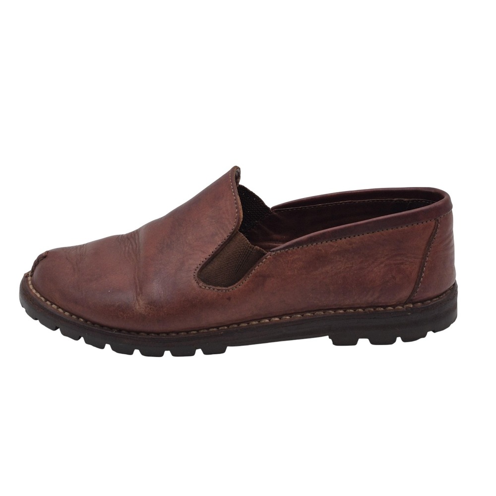 Cole Haan Leather Slip On Shoes Mens Size 7 Brown Loafers Comfort‎ Casual F0925